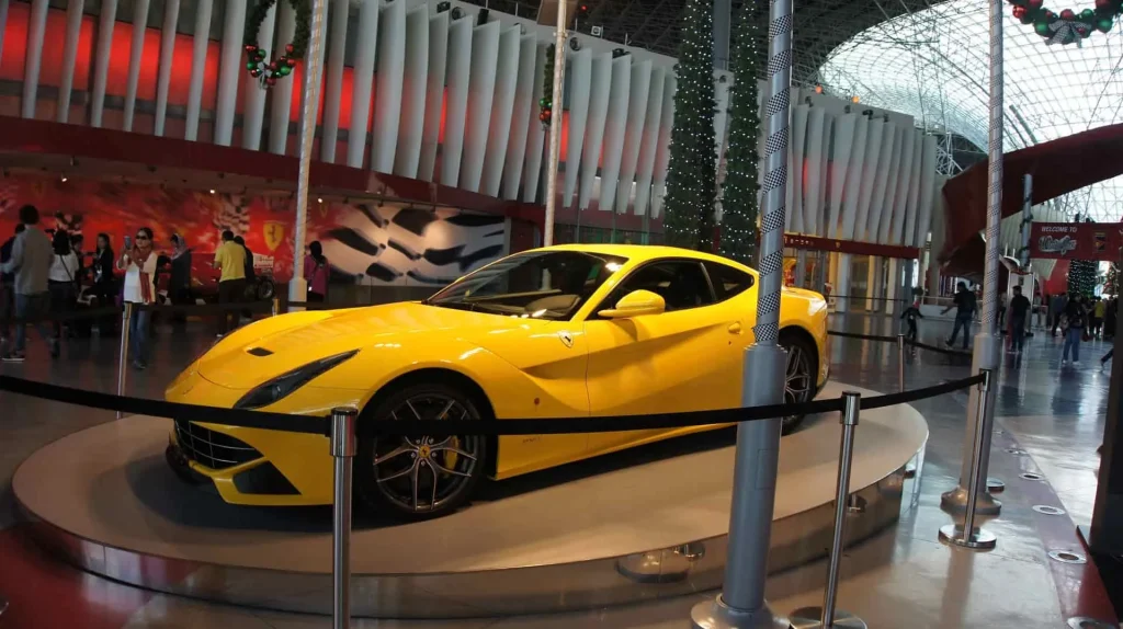 Emirates National Automotive Museum in Abu Dhabi