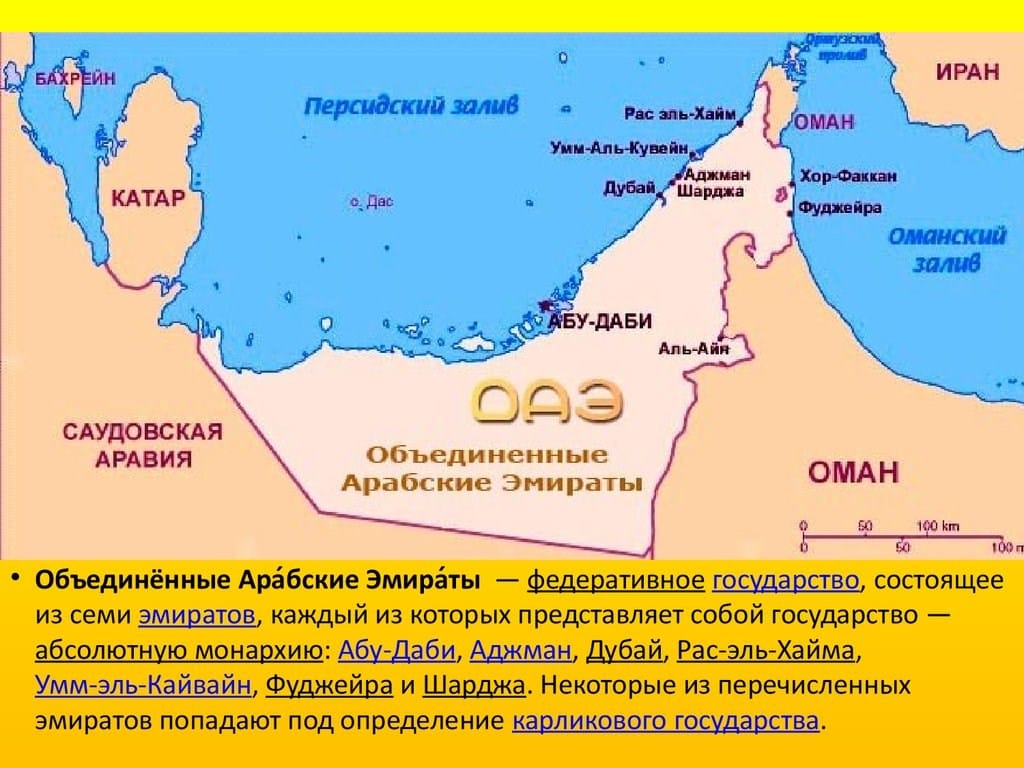 В чем разница между Дубаем и ОАЭ?